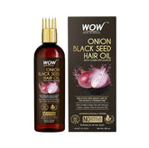 WOW Skin Science Onion Black Seed Hair Oil With Comb Applicator (200 ml)